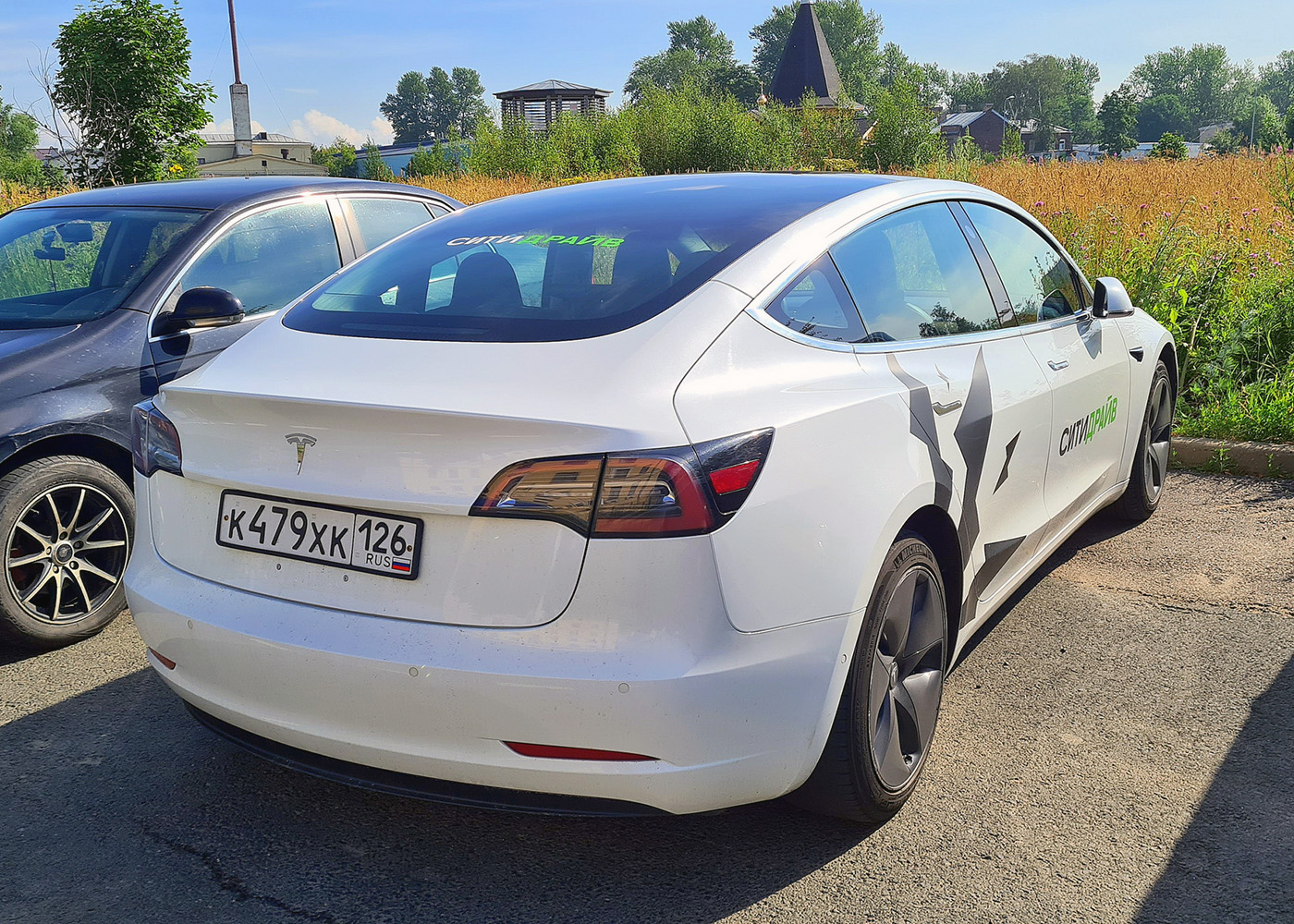 Санкт-Петербург, Tesla Model 3 № К 479 ХК 126