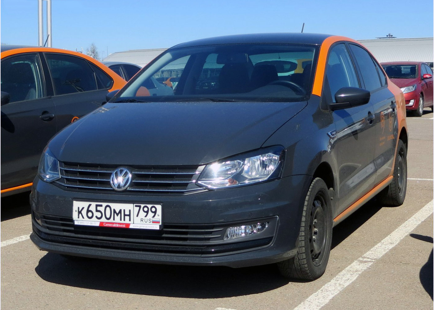 Москва, Volkswagen Polo № К 650 МН 799