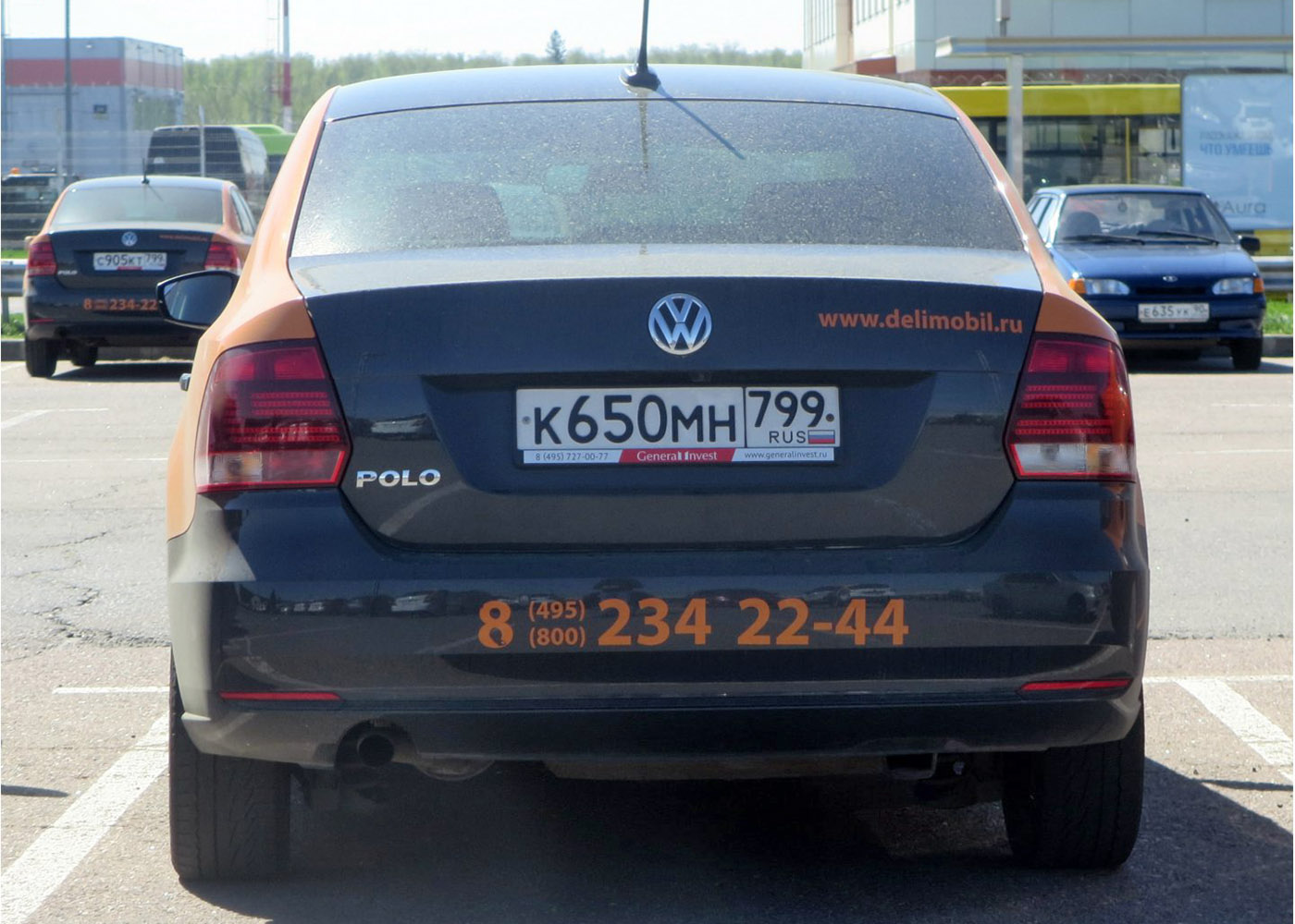 Москва, Volkswagen Polo № К 650 МН 799