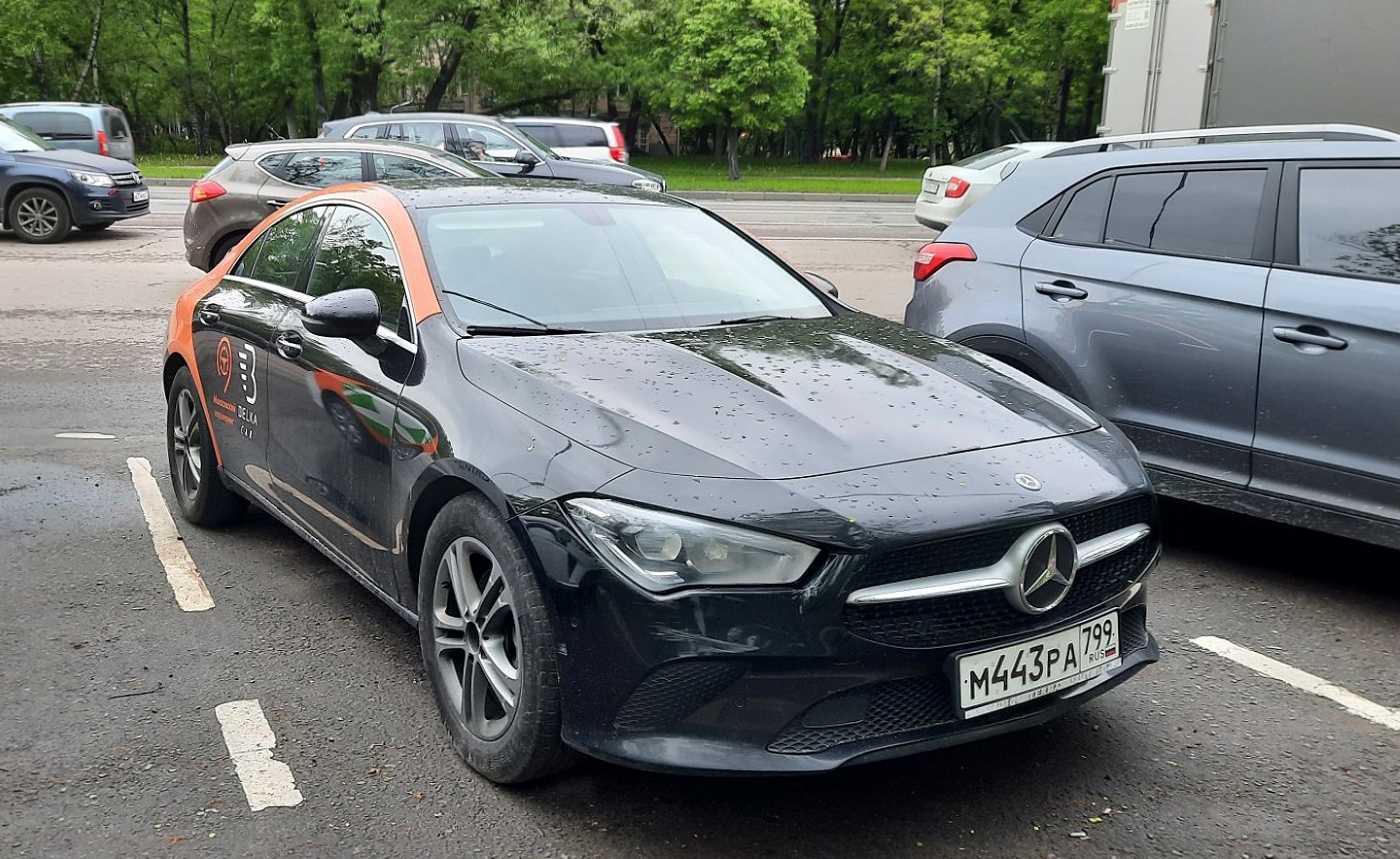 Москва, Mercedes-Benz CLA-Klasse № М 443 РА 799
