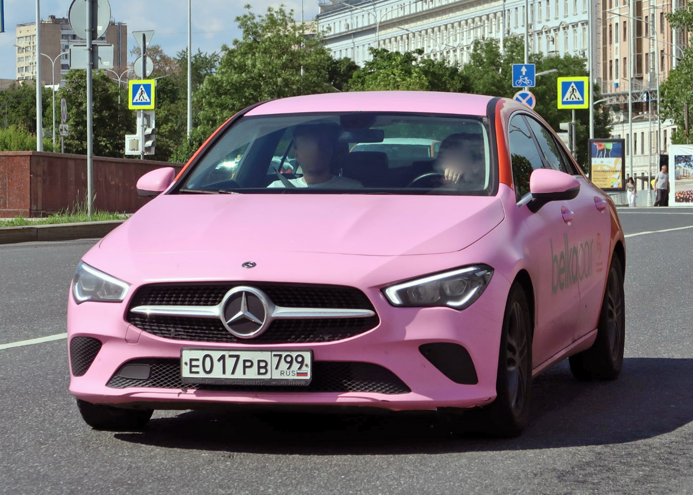 Москва, Mercedes-Benz CLA-Klasse № Е 017 РВ 799