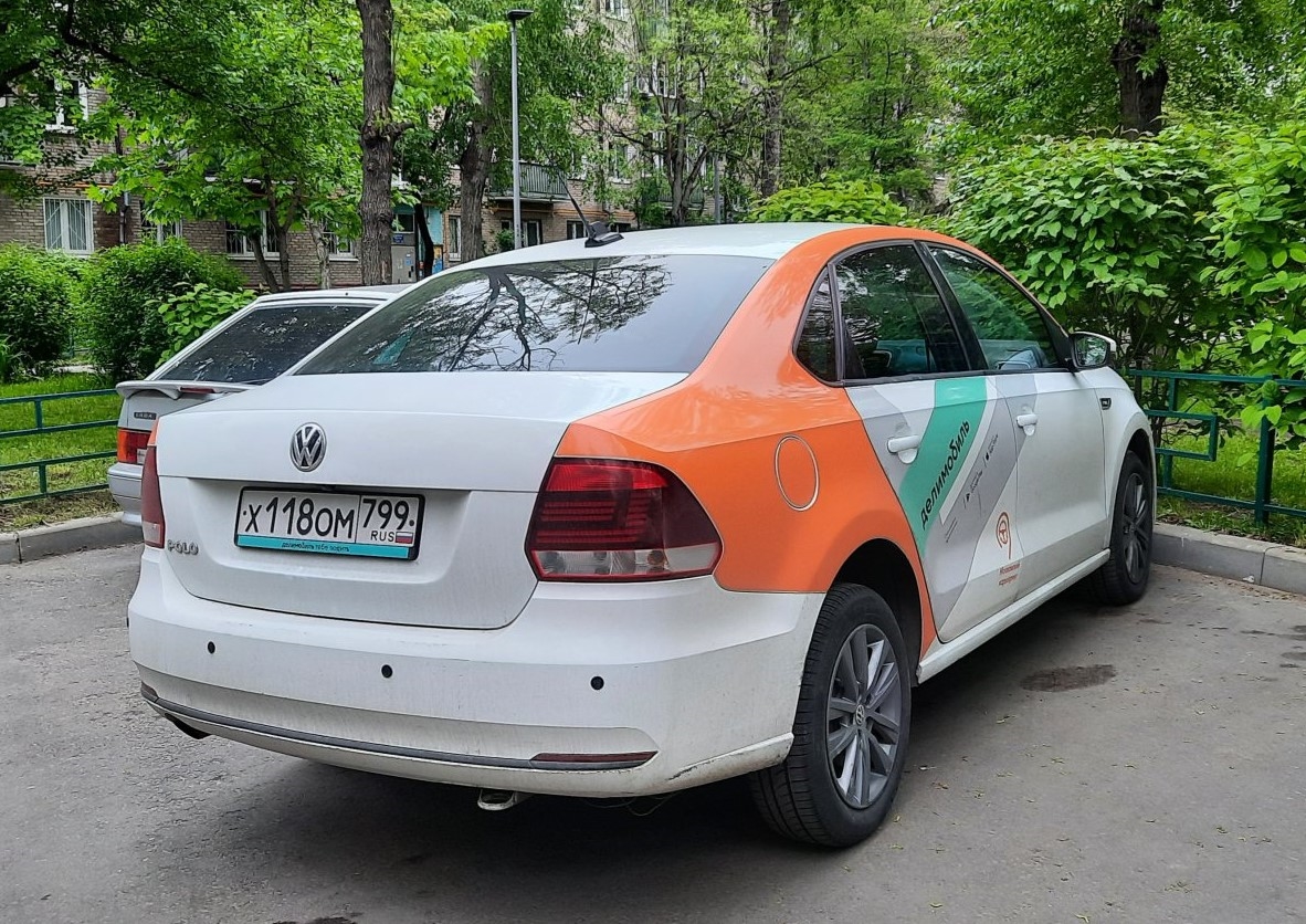 Москва, Volkswagen Polo № Х 118 ОМ 799