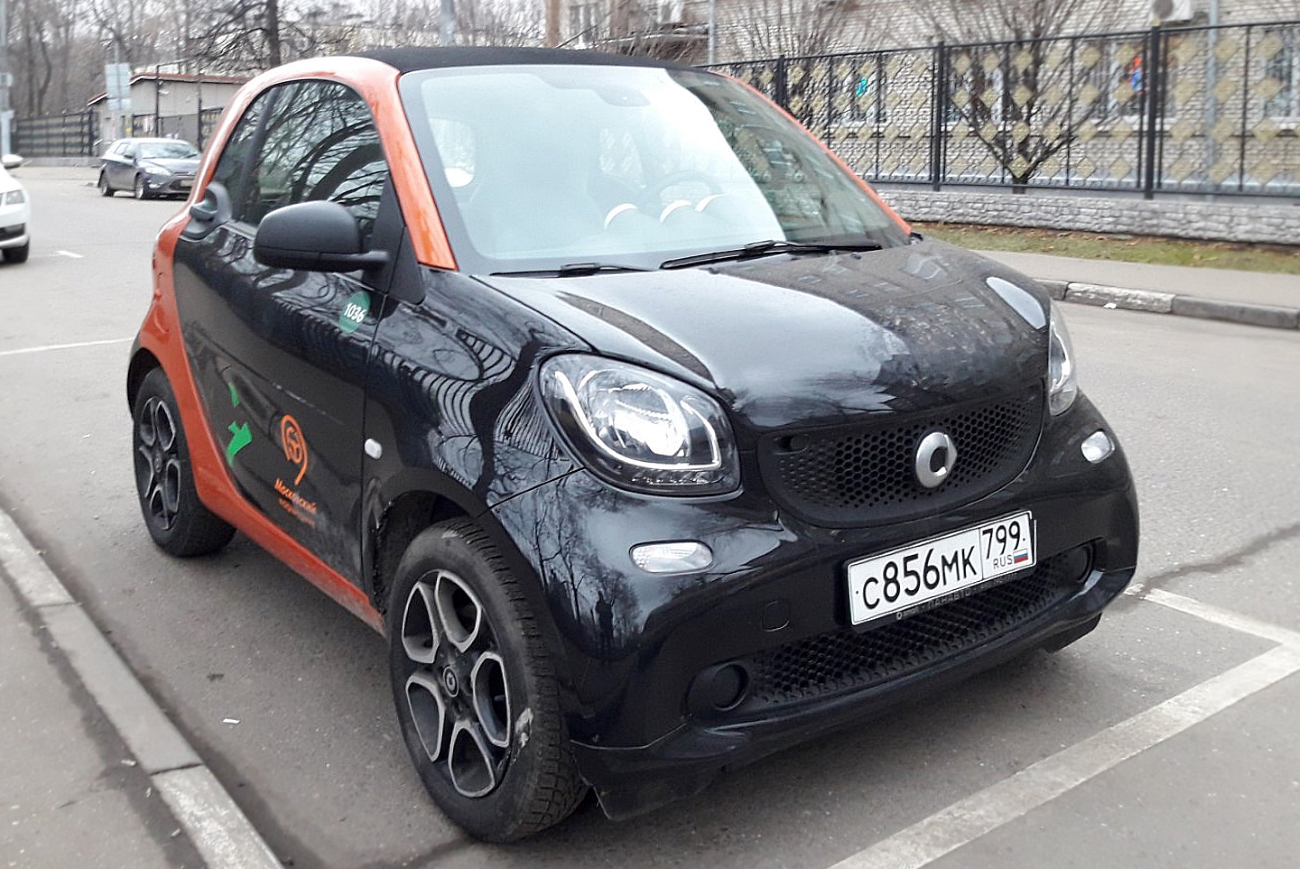 Москва, Smart ForTwo № С 856 МК 799