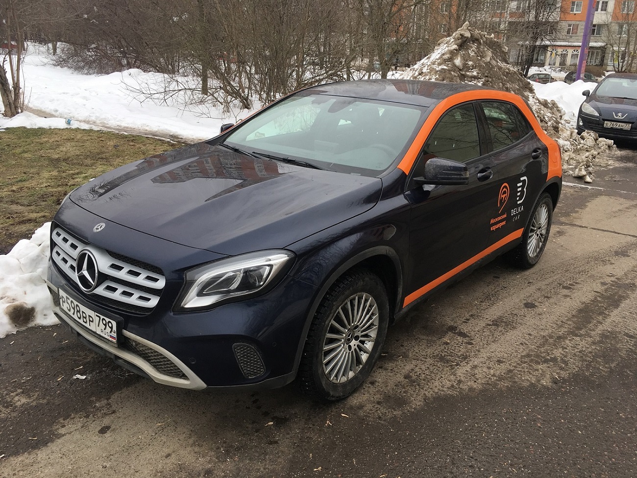 Москва, Mercedes-Benz GLA-Klasse № Р 598 ВР 799
