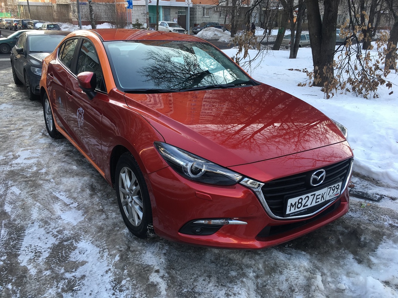 Москва, Mazda 3 № М 827 ЕК 799