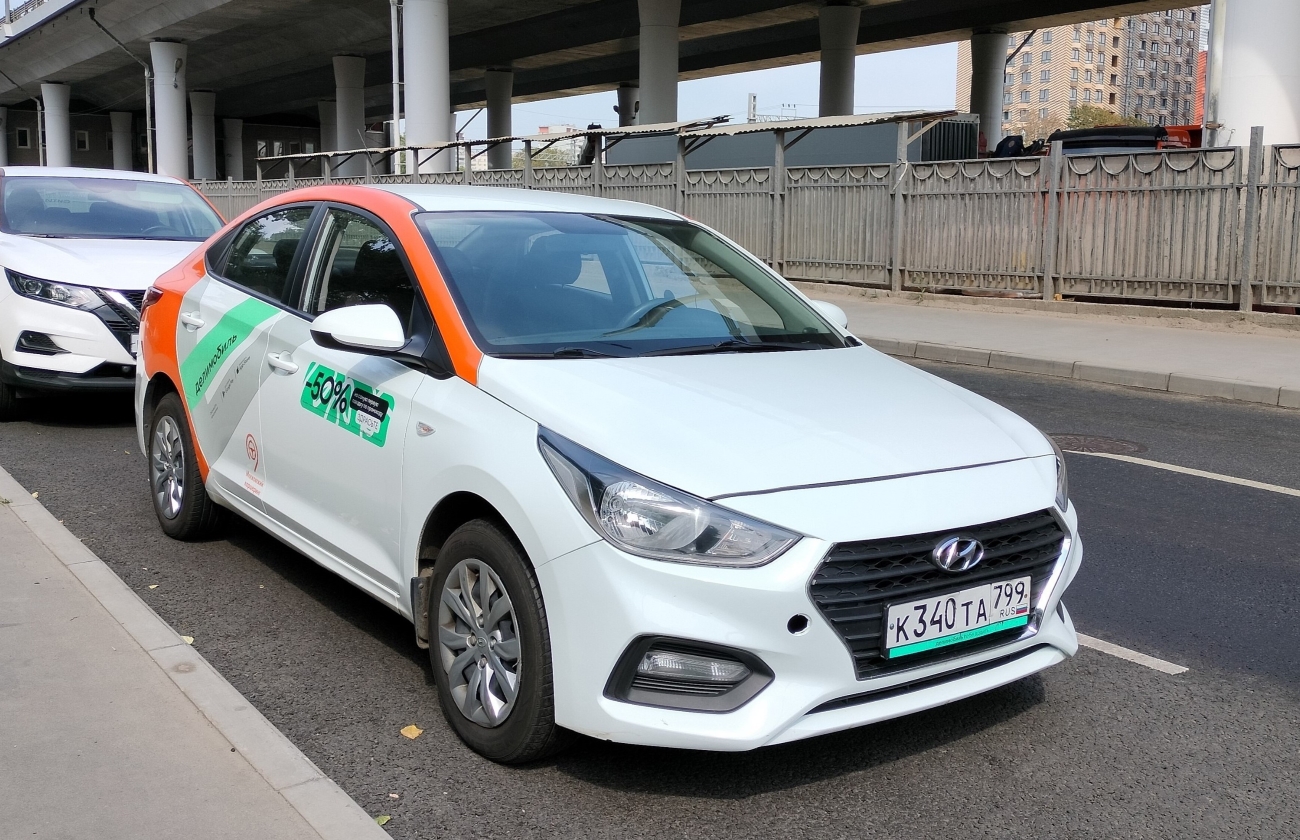 Москва, Hyundai Solaris № К 340 ТА 799