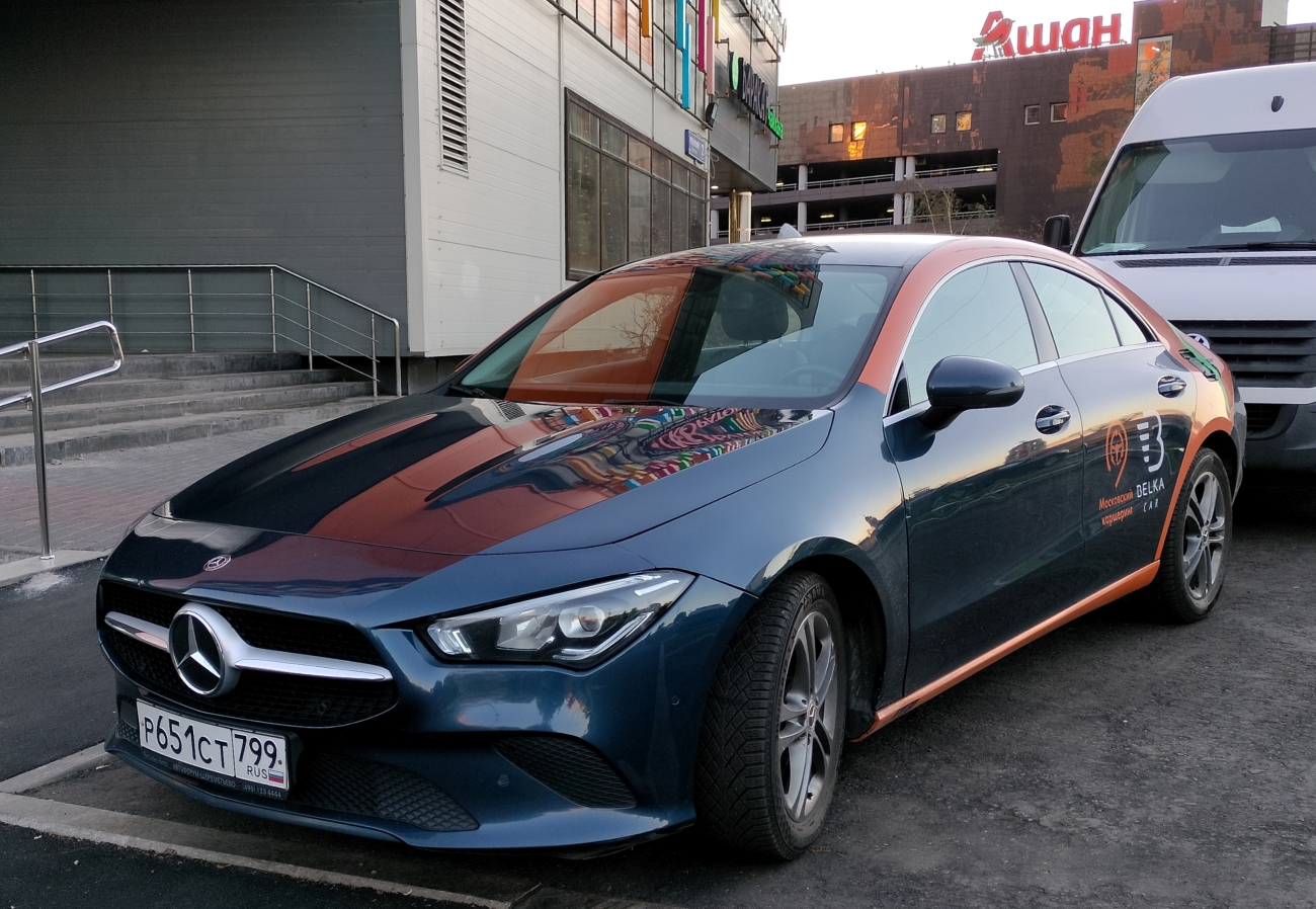 Москва, Mercedes-Benz CLA-Klasse № Р 651 СТ 799