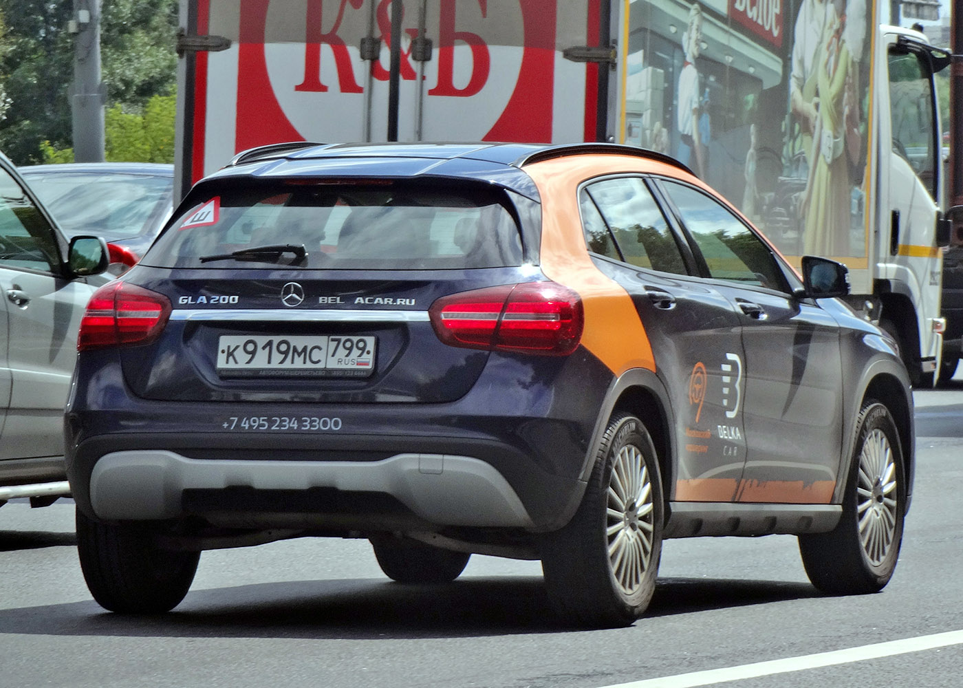 Москва, Mercedes-Benz GLA-Klasse № К 919 МС 799