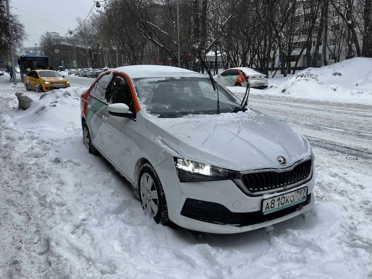Москва, Škoda Rapid № А 810 КО 797