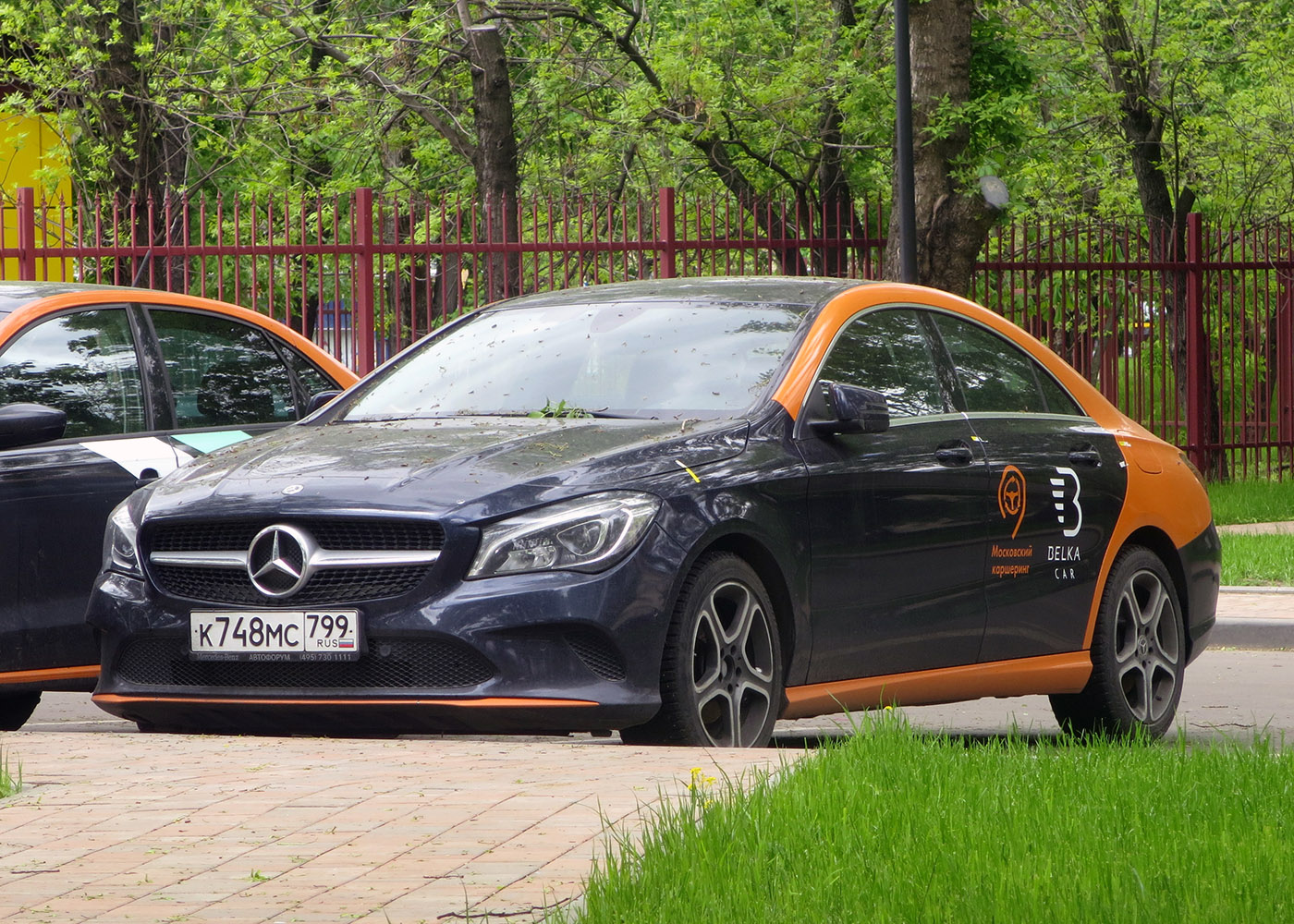 Москва, Mercedes-Benz CLA-Klasse № К 748 МС 799