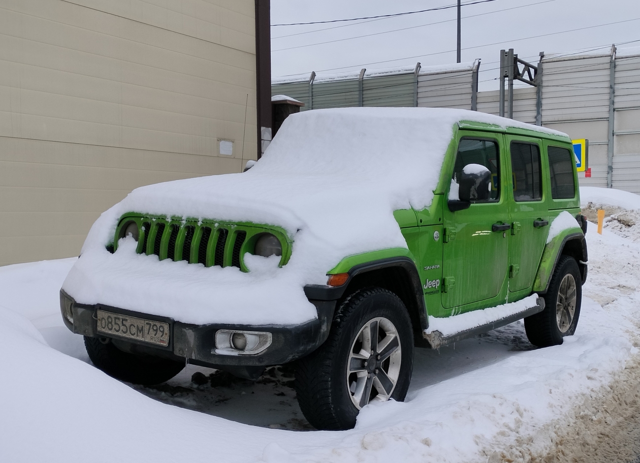 Москва, Jeep Wrangler № О 855 СМ 799