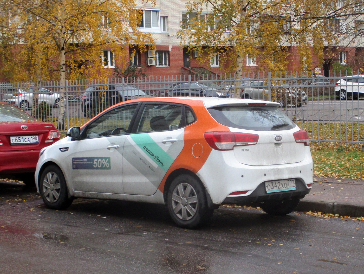 Санкт-Петербург, KIA Rio № О 342 ХО 777