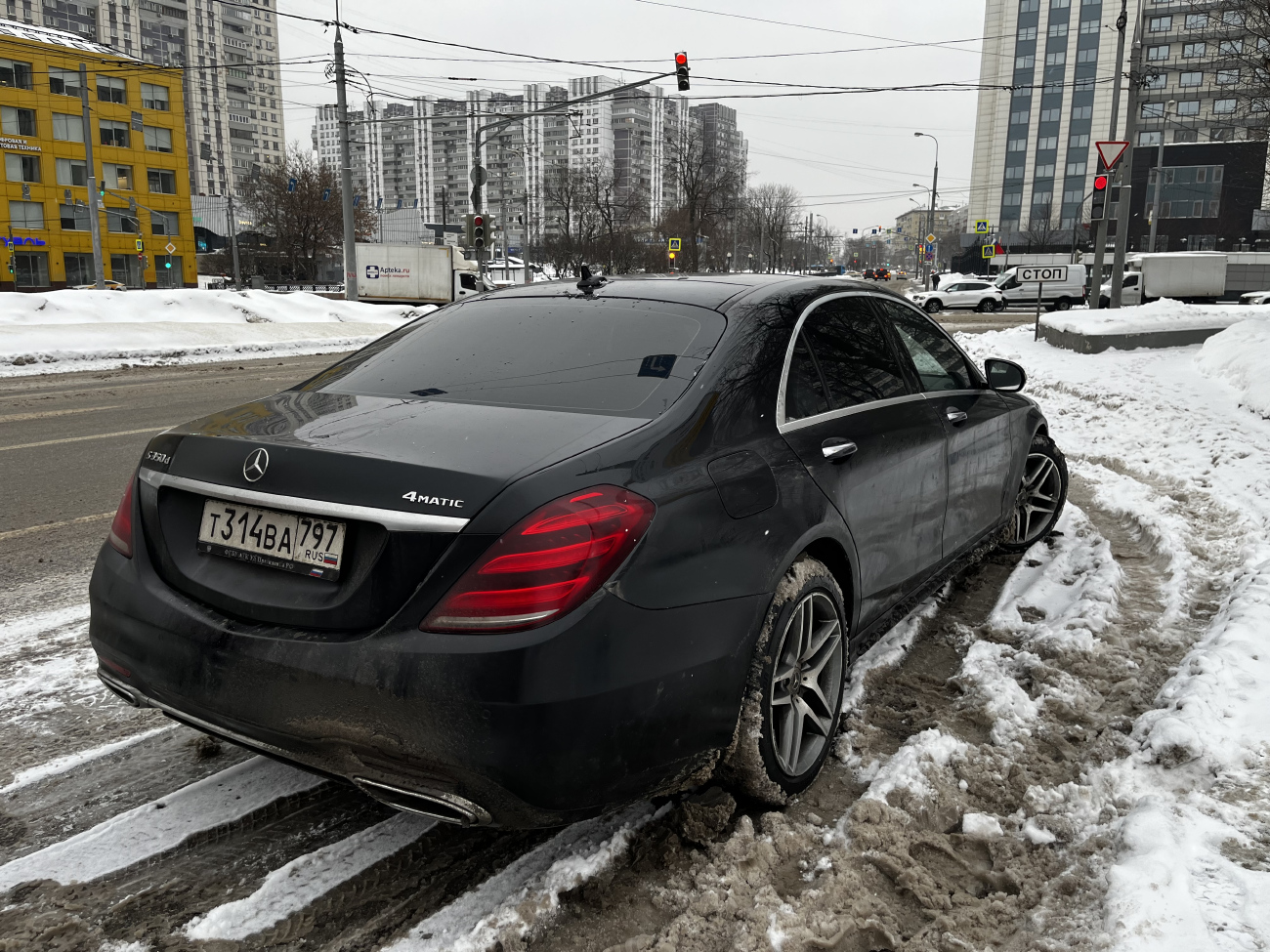 Москва, Mercedes-Benz S-Klasse № Т 314 ВА 797