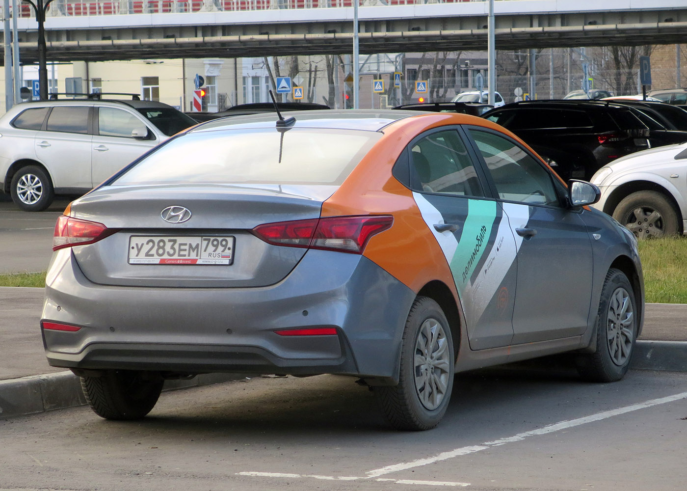 Москва, Hyundai Solaris № У 283 ЕМ 799