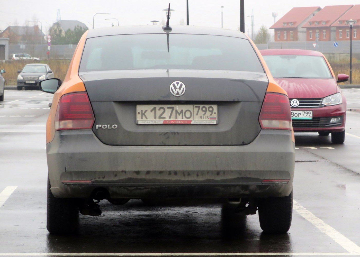 Москва, Volkswagen Polo № К 127 МО 799