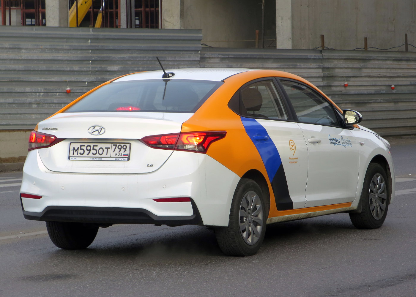 Москва, Hyundai Solaris № М 595 ОТ 799