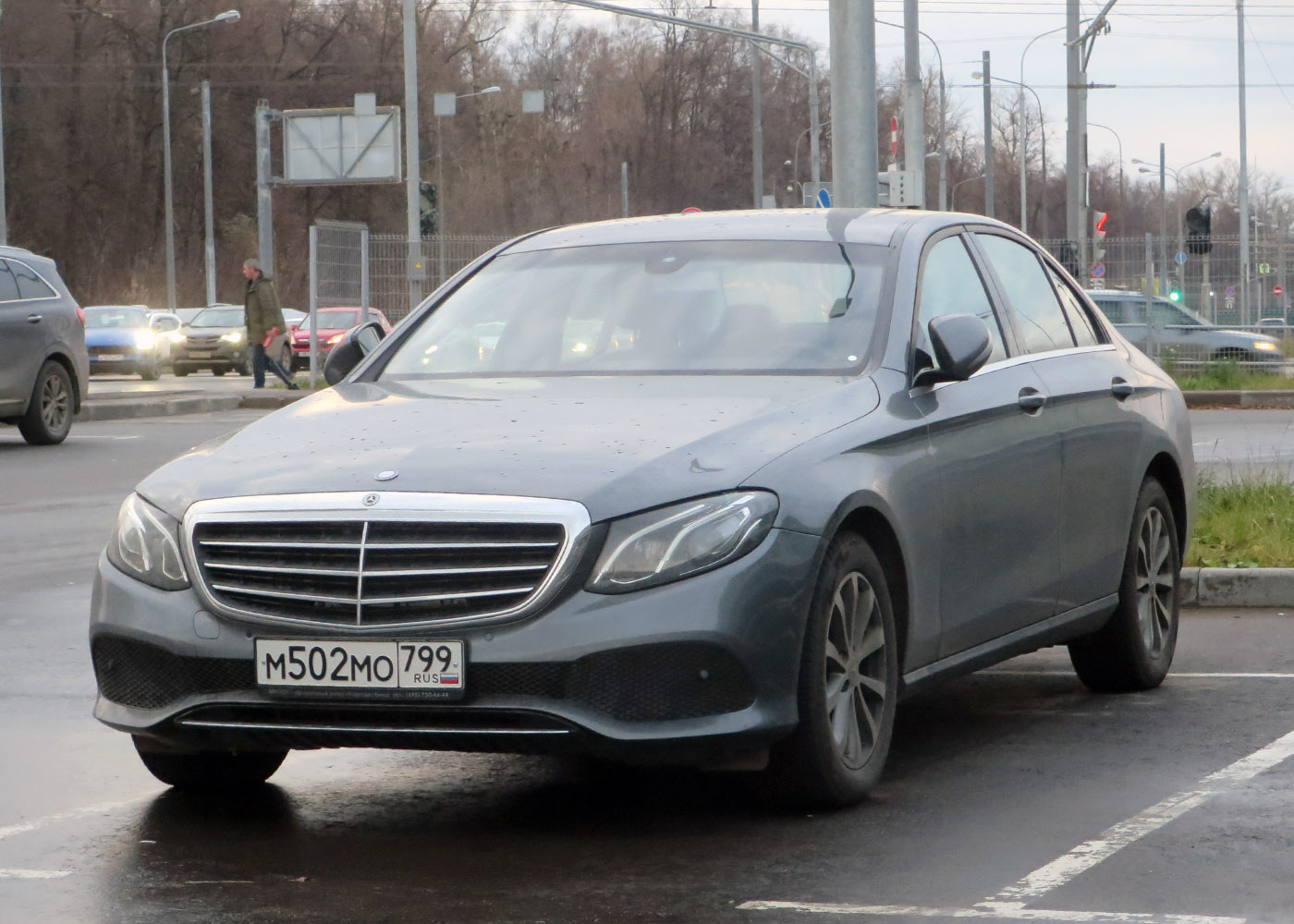 Москва, Mercedes-Benz E-Klasse № М 502 МО 799