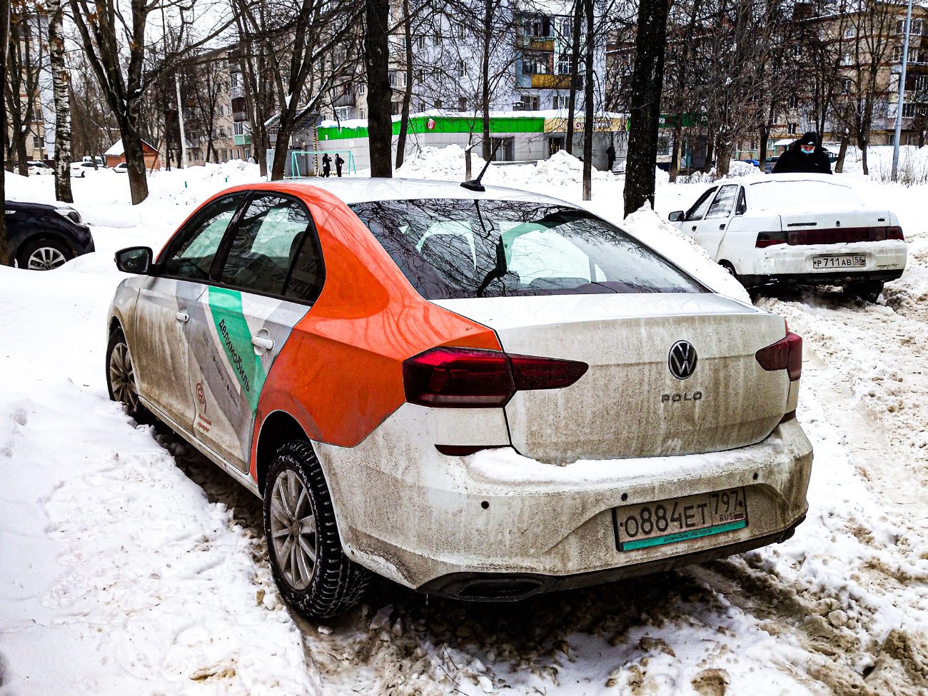 Москва, Volkswagen Polo № О 884 ЕТ 797