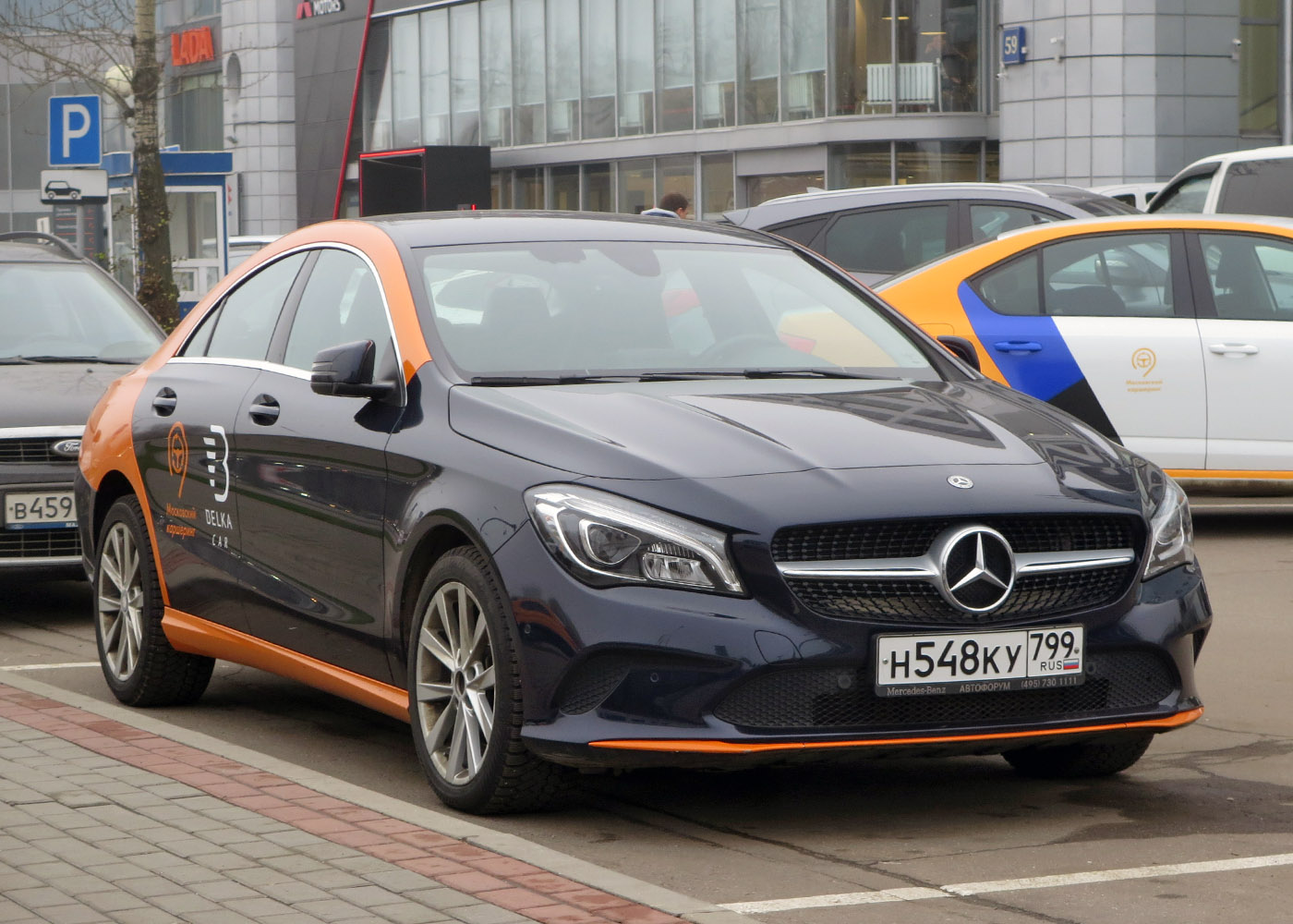 Москва, Mercedes-Benz CLA-Klasse № Н 548 КУ 799