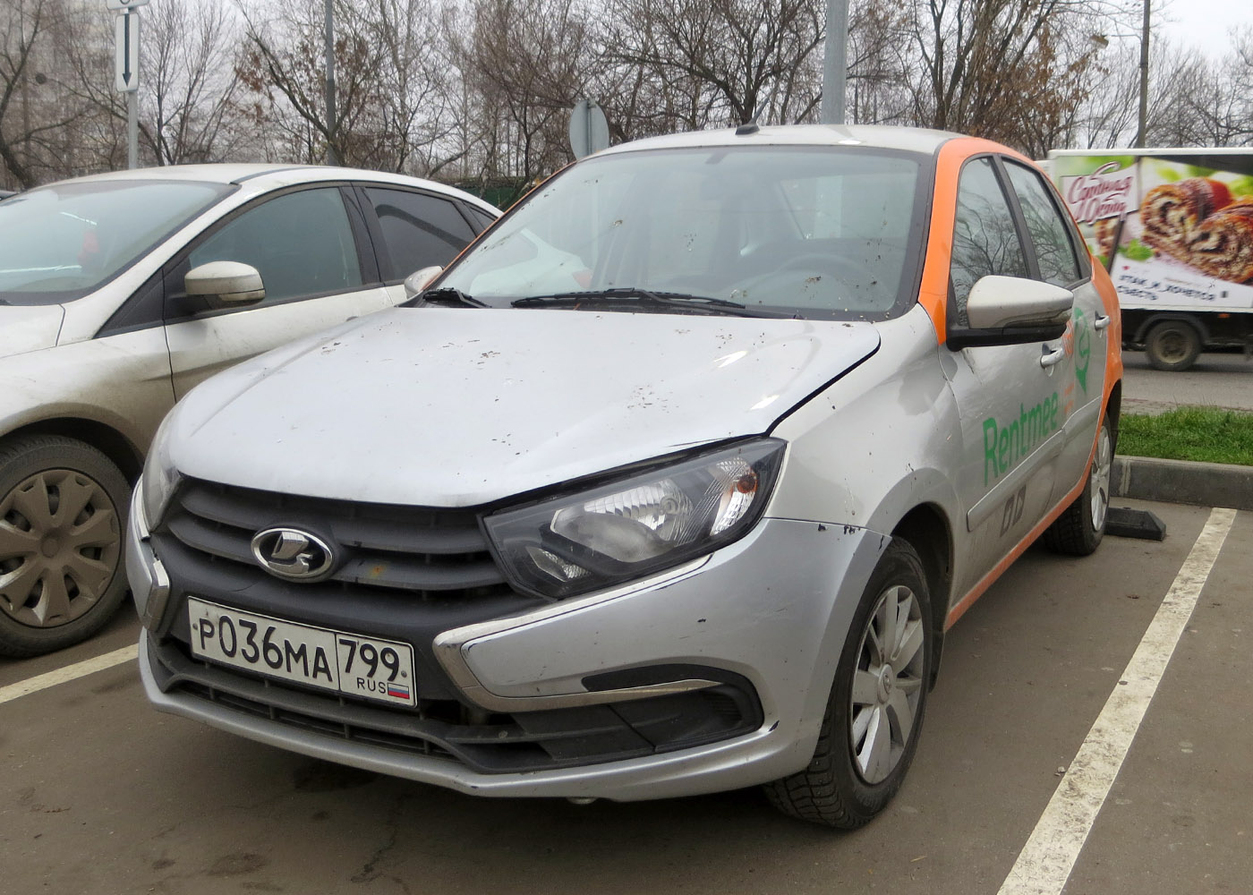 Москва, Lada Granta № Р 036 МА 799