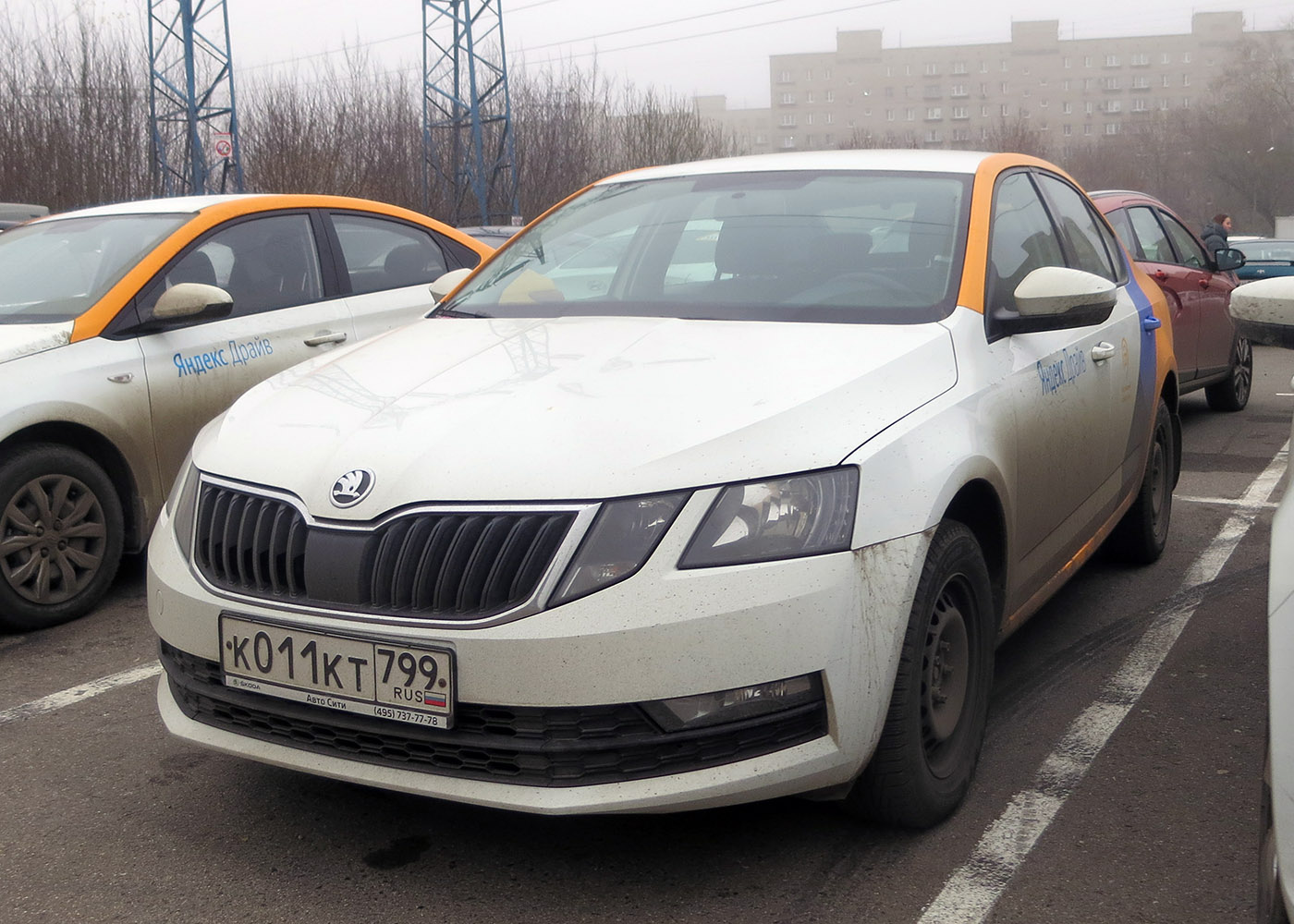 Москва, Škoda Octavia № К 011 КТ 799