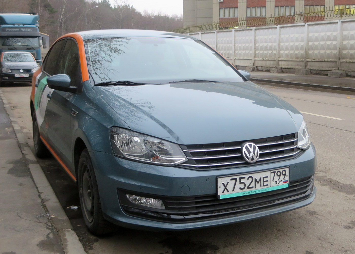 Москва, Volkswagen Polo № Х 752 МЕ 799