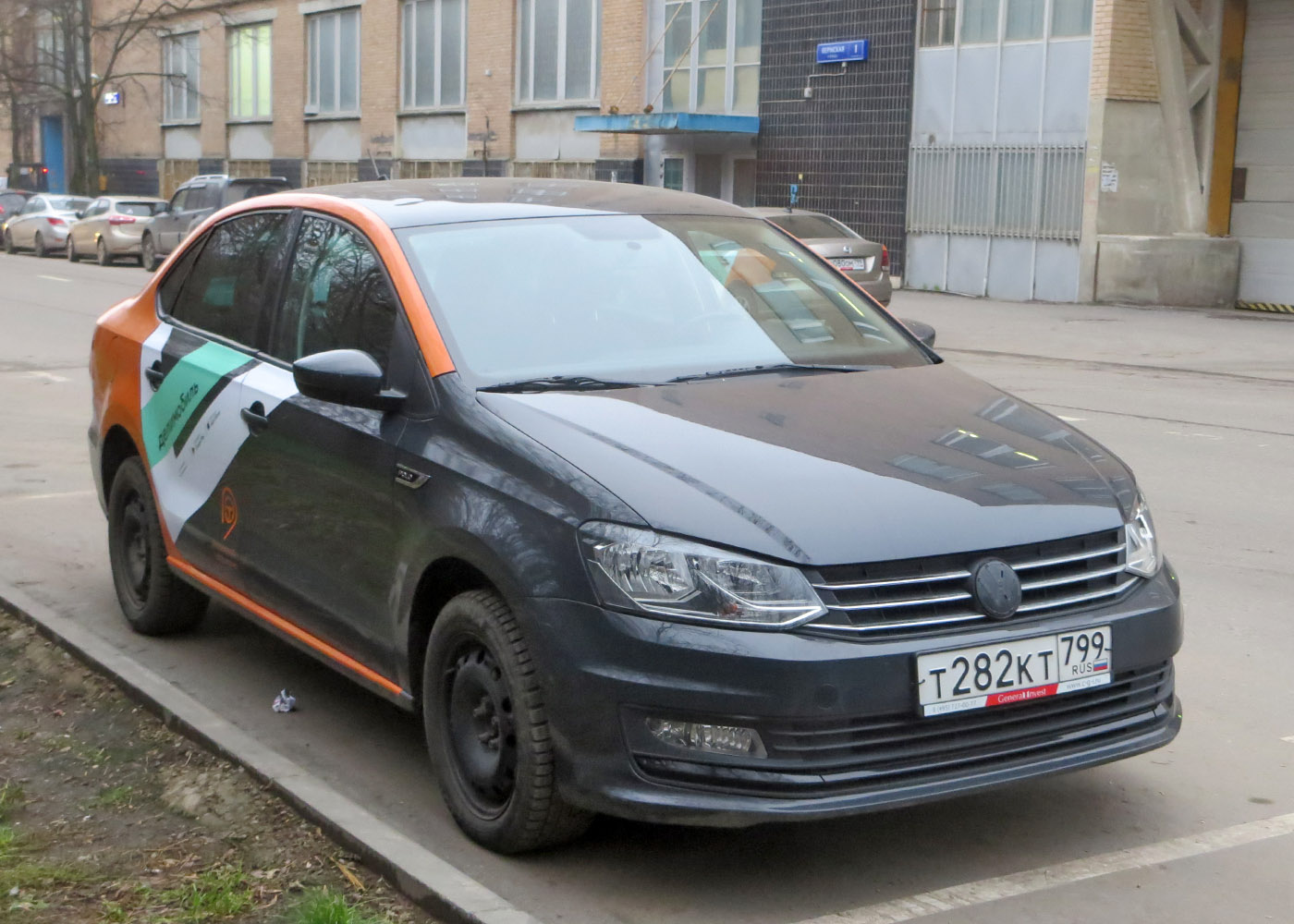 Москва, Volkswagen Polo № Т 282 КТ 799
