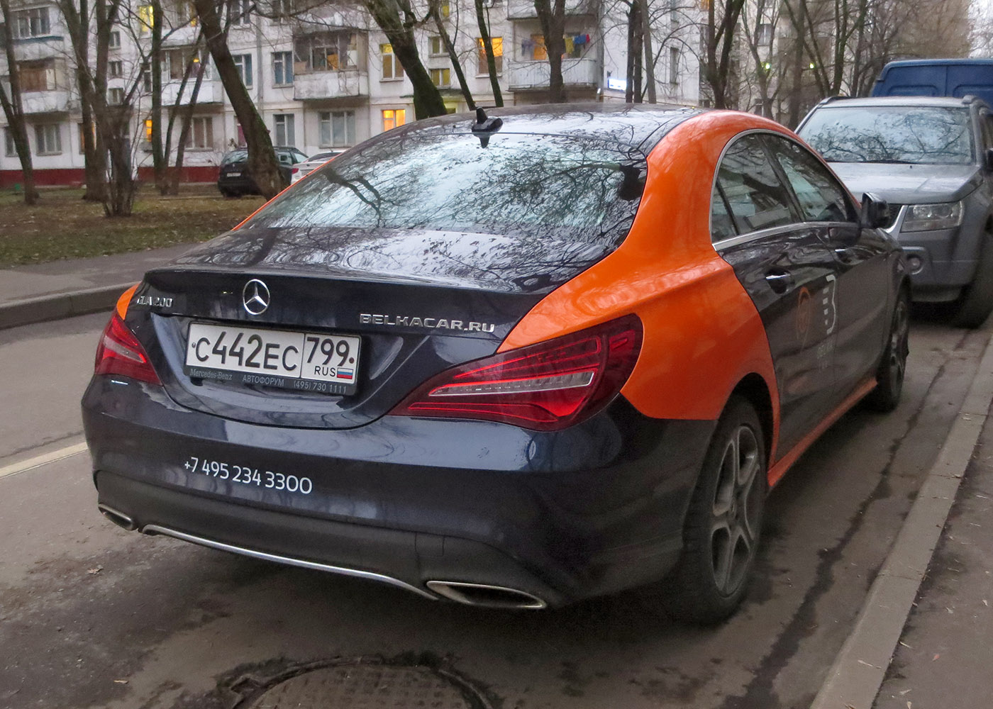 Москва, Mercedes-Benz CLA-Klasse № С 442 ЕС 799