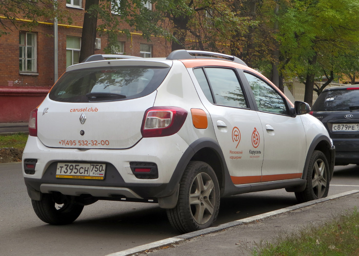 Москва, Renault Sandero № Т 395 СН 750