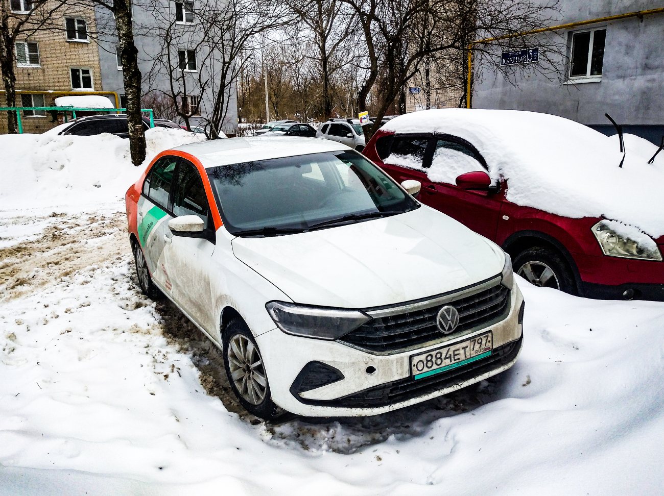 Москва, Volkswagen Polo № О 884 ЕТ 797