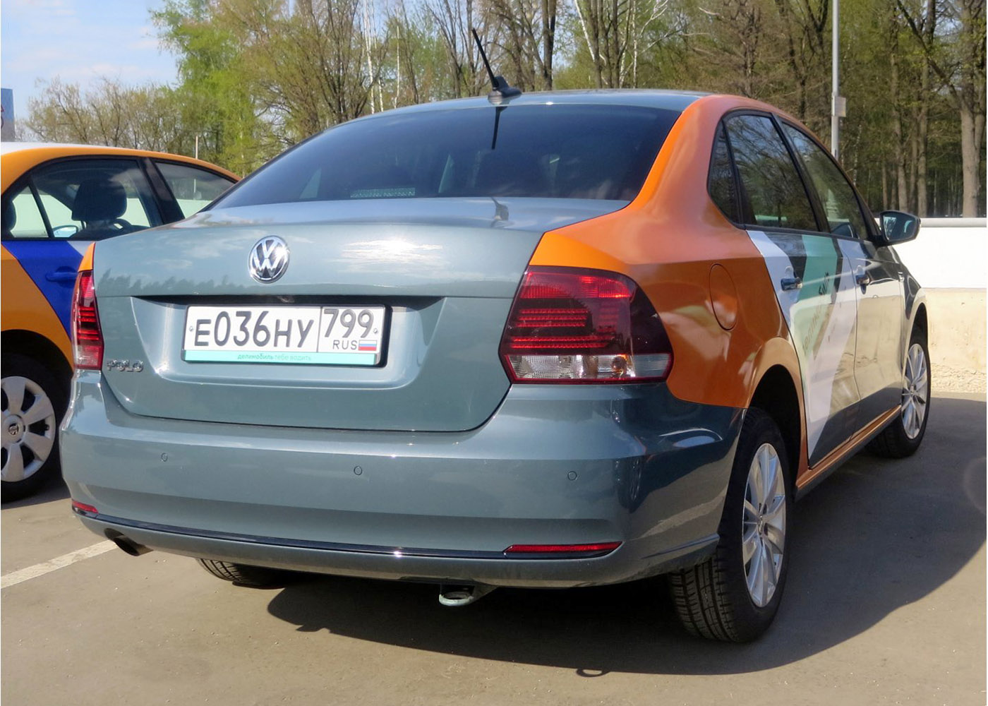 Москва, Volkswagen Polo № Е 036 НУ 799