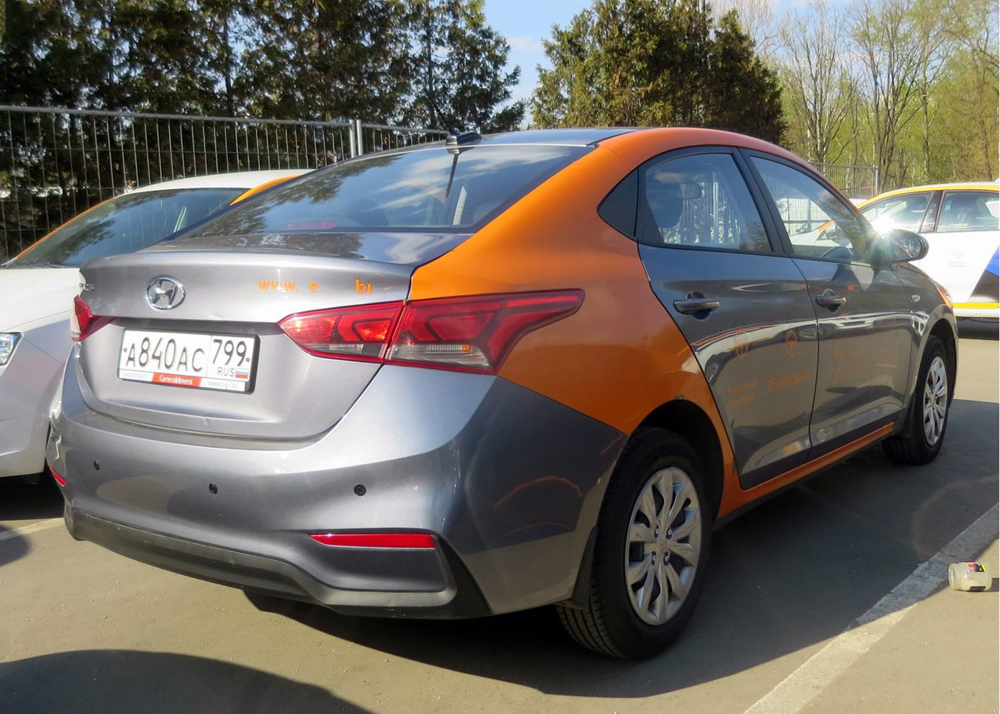 Москва, Hyundai Solaris № А 840 АС 799