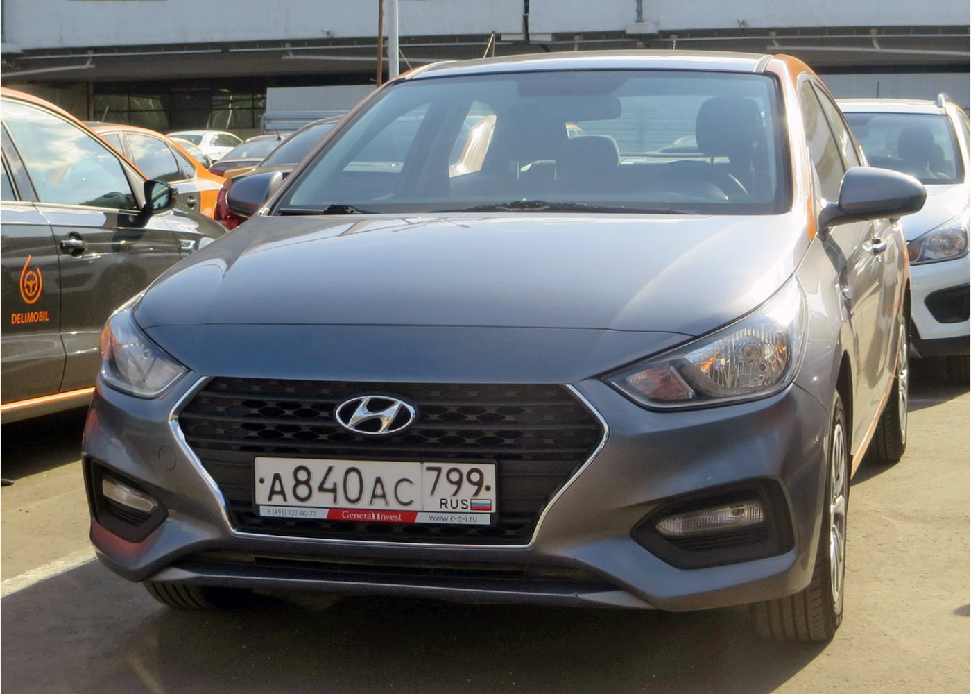 Москва, Hyundai Solaris № А 840 АС 799