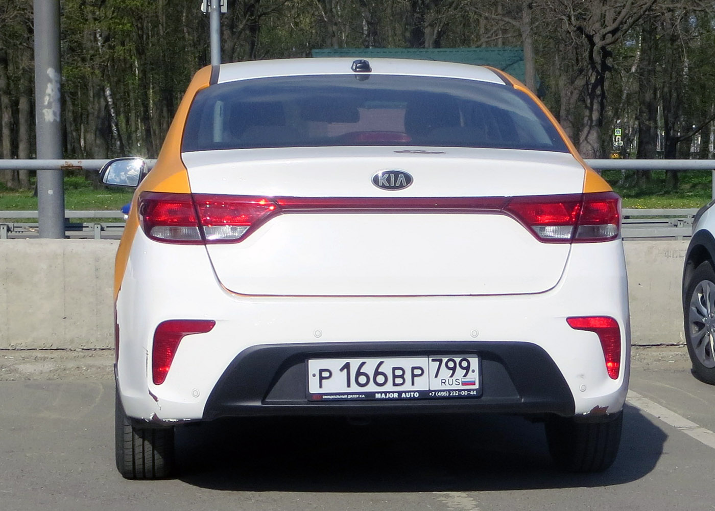Москва, KIA Rio № Р 166 ВР 799