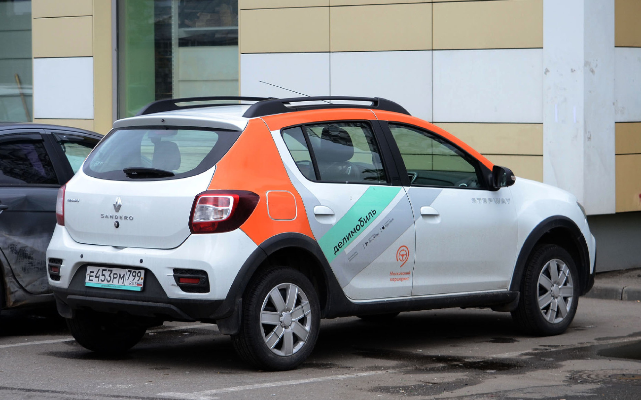 Москва, Renault Sandero № Е 453 РМ 799