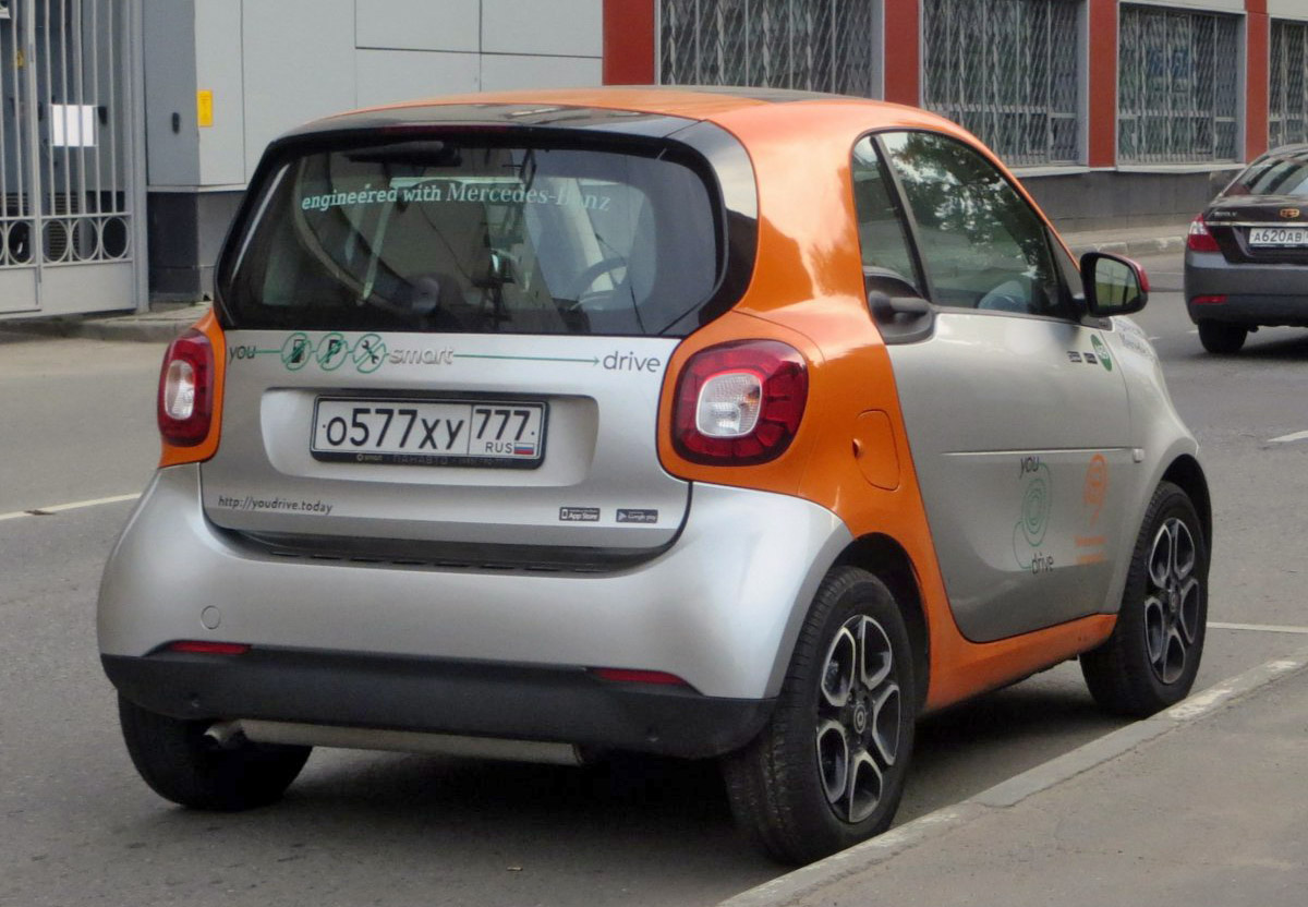 Москва, Smart ForTwo № О 577 ХУ 777
