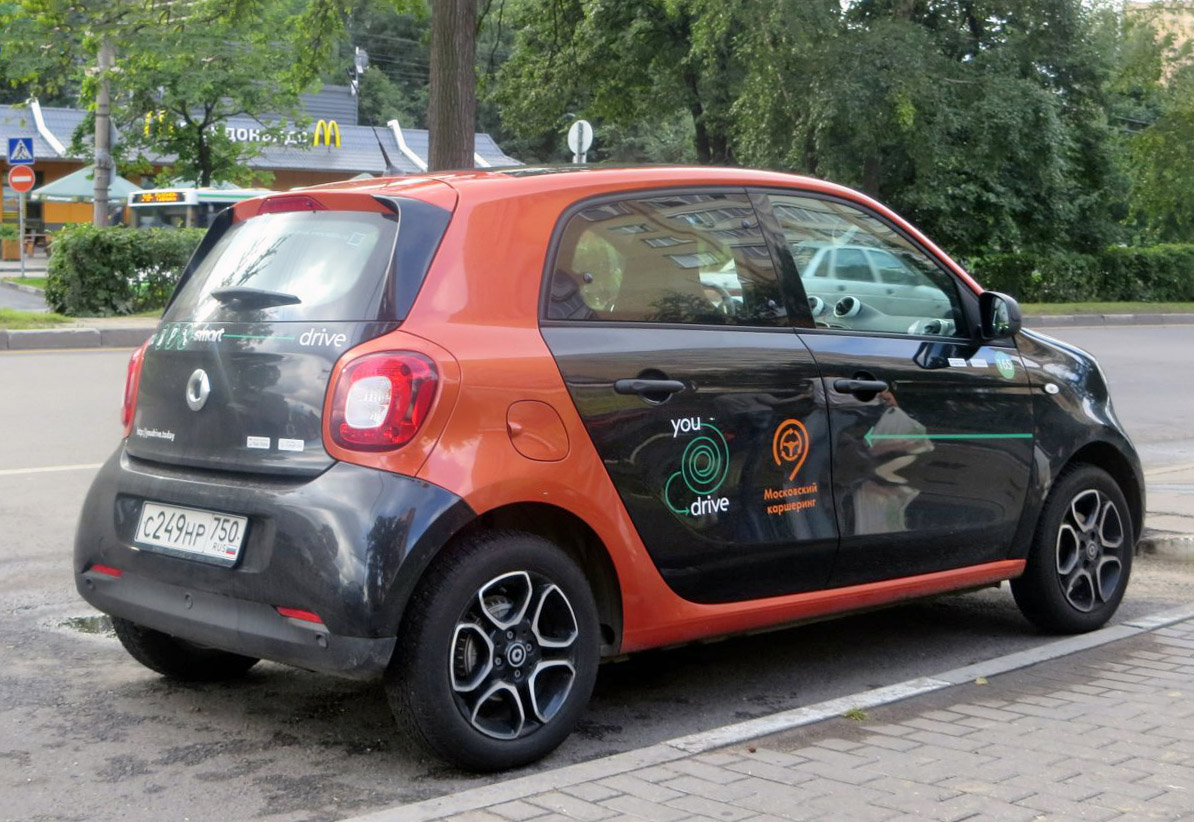 Москва, Smart ForFour № С 249 НР 750
