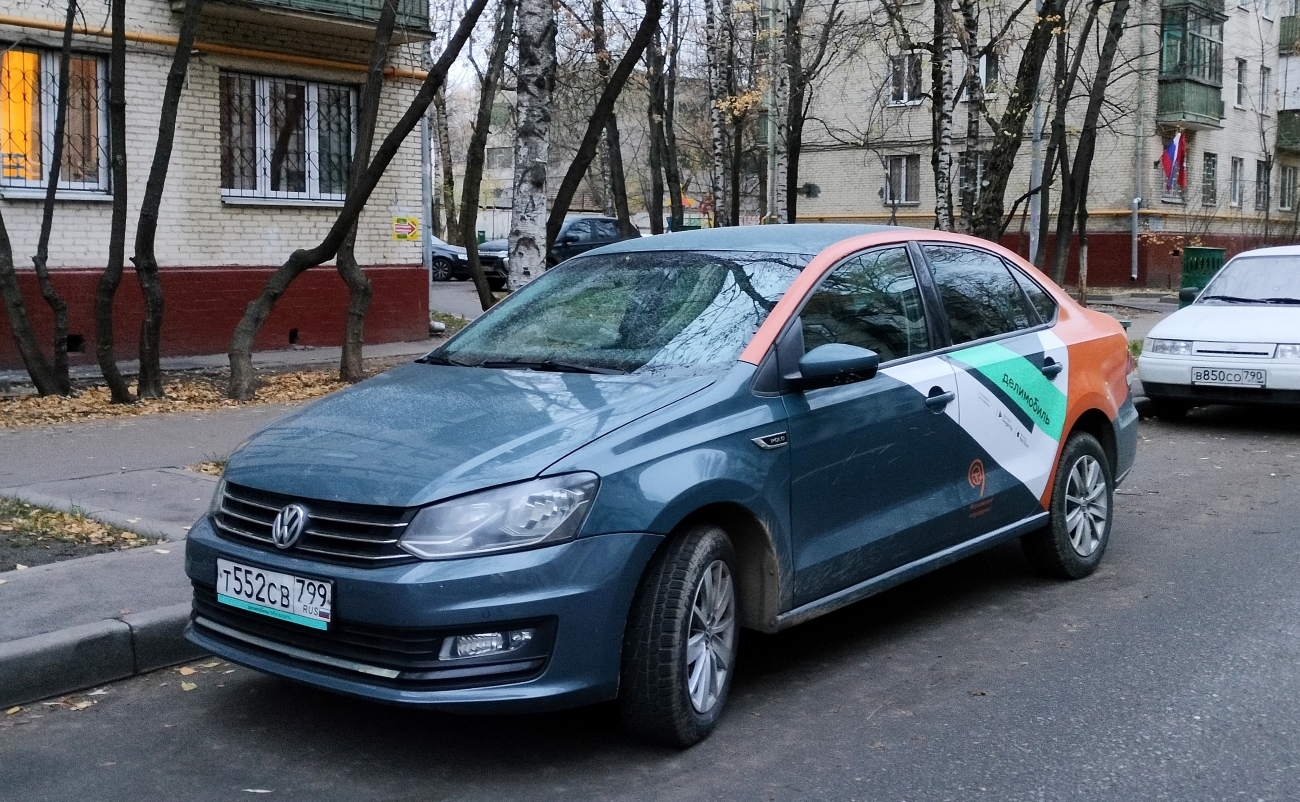 Москва, Volkswagen Polo № Т 552 СВ 799