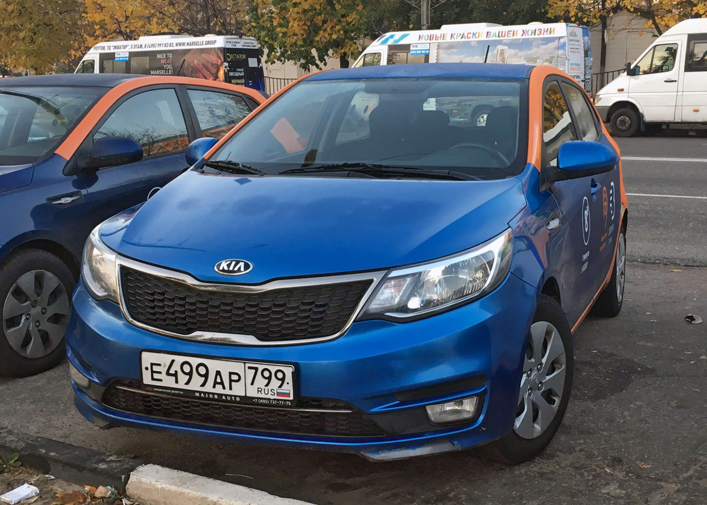 Москва, KIA Rio № Е 499 АР 799