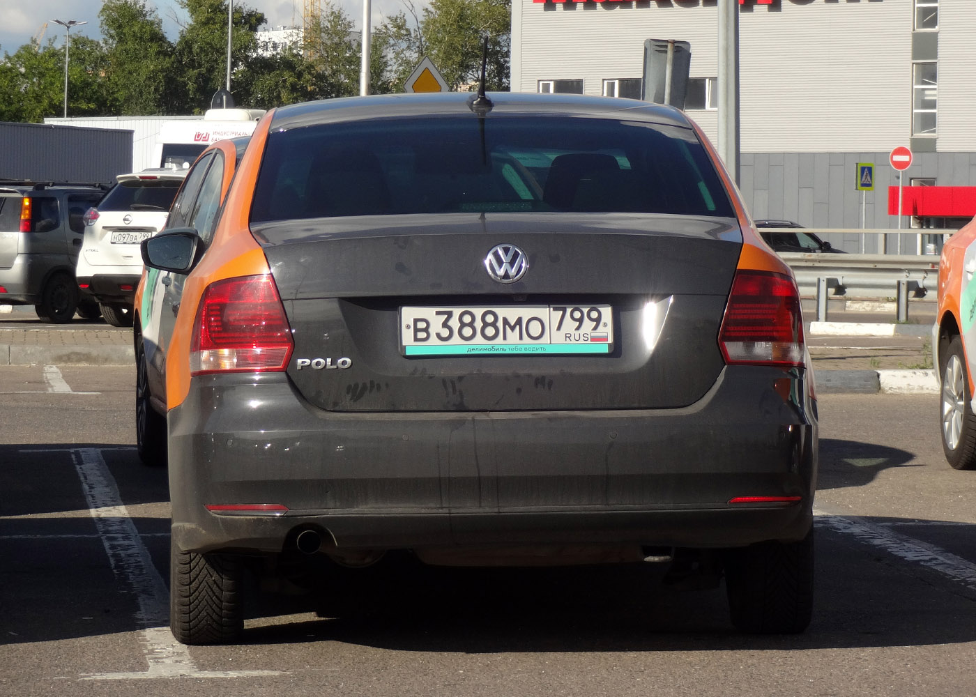 Москва, Volkswagen Polo № В 388 МО 799