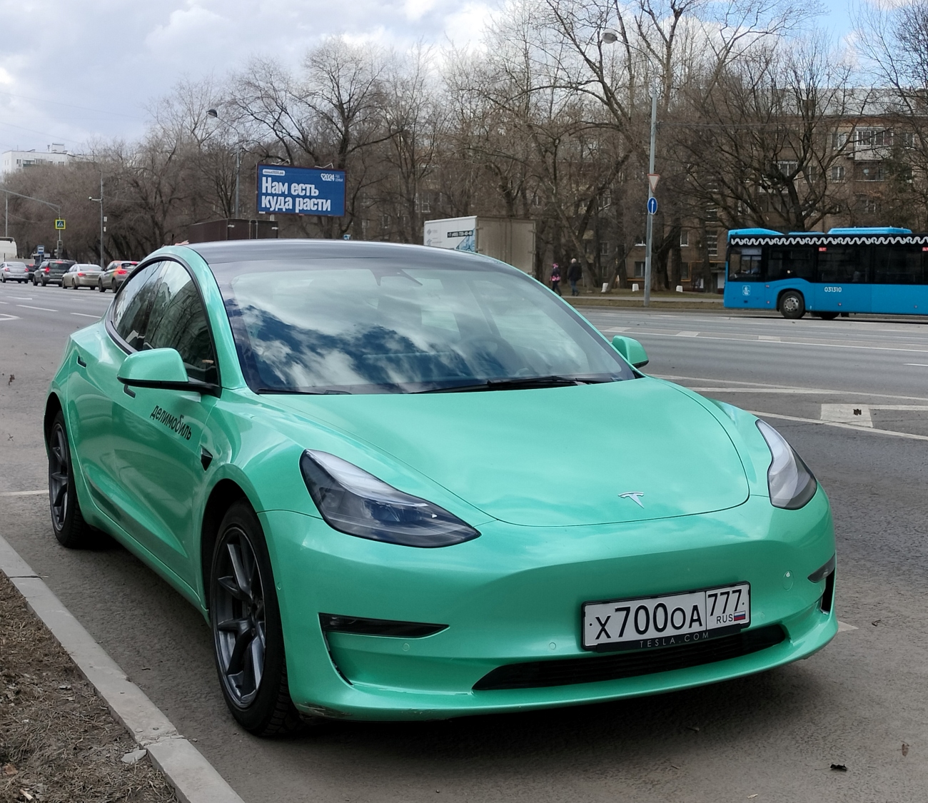 Москва, Tesla Model 3 № Х 700 ОА 777