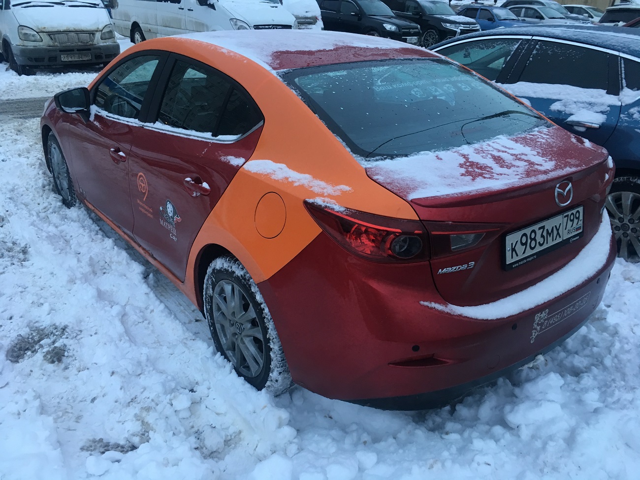 Москва, Mazda 3 № К 983 МХ 799