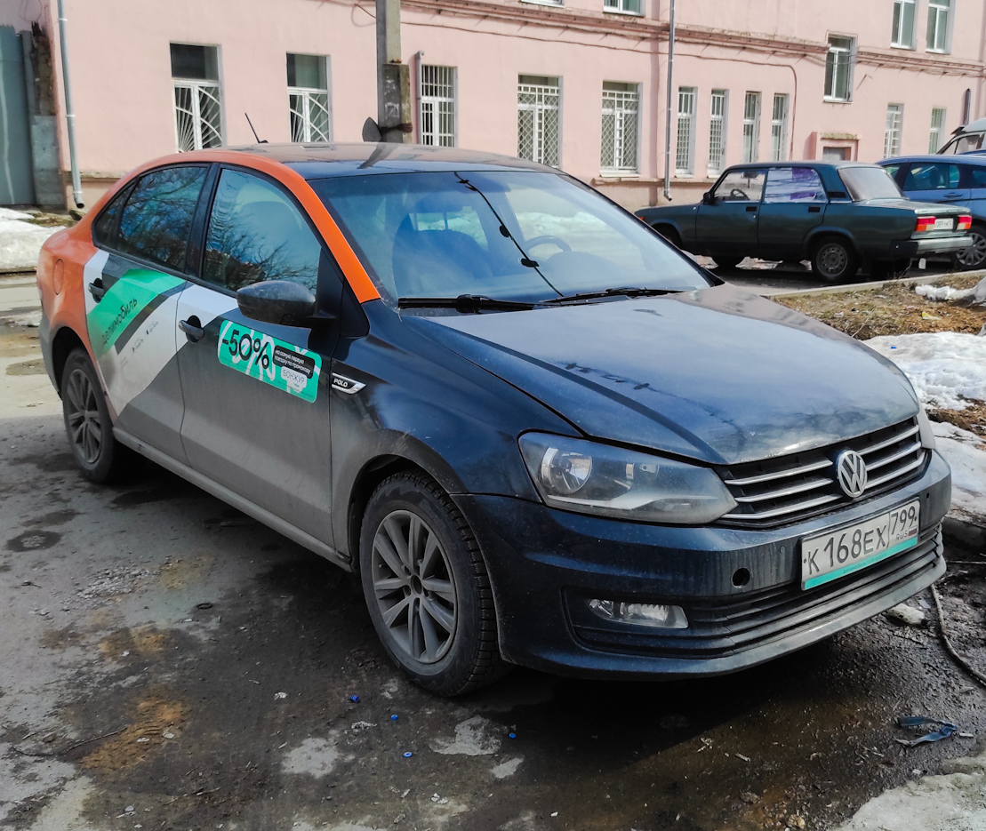 Казань, Volkswagen Polo № К 168 ЕХ 799