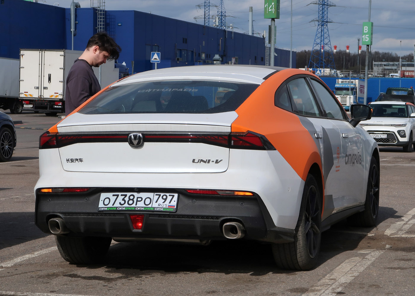 Москва, Changan UNI-V № О 738 РО 797