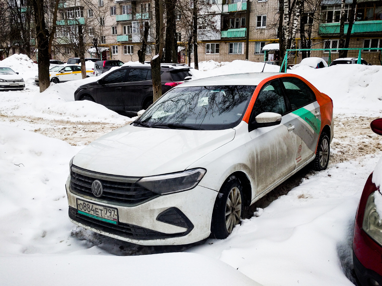 Москва, Volkswagen Polo № О 884 ЕТ 797