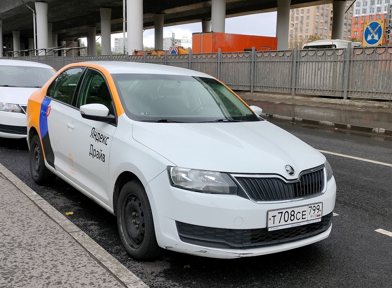 Москва, Škoda Rapid № Т 708 СЕ 799