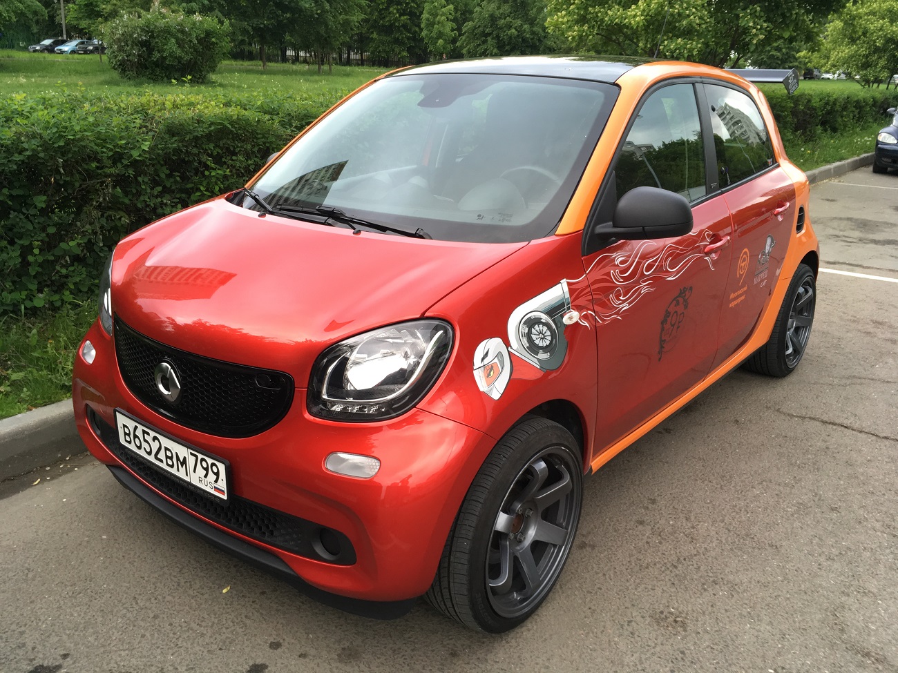 Москва, Smart ForFour № В 652 ВМ 799