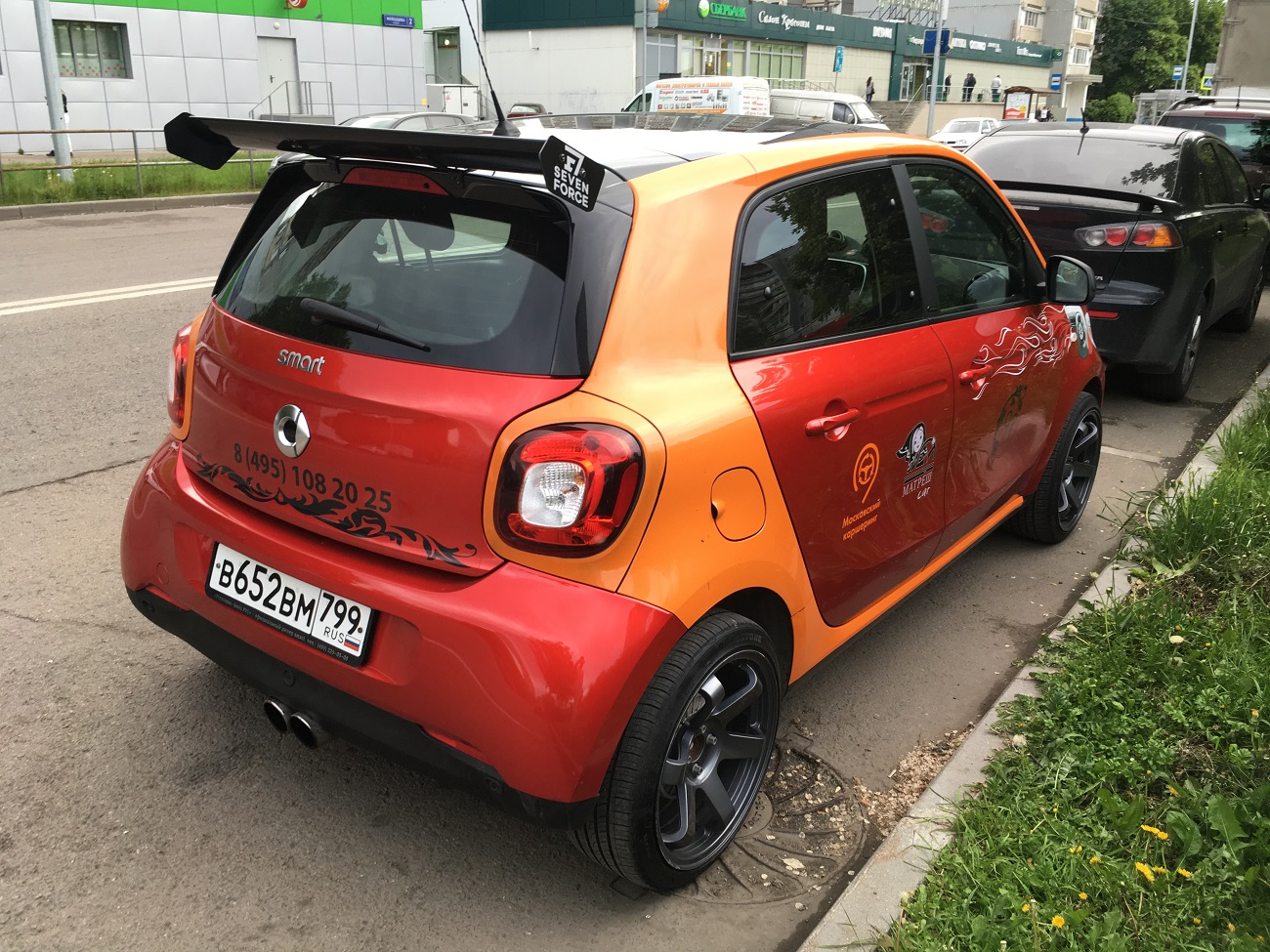 Москва, Smart ForFour № В 652 ВМ 799