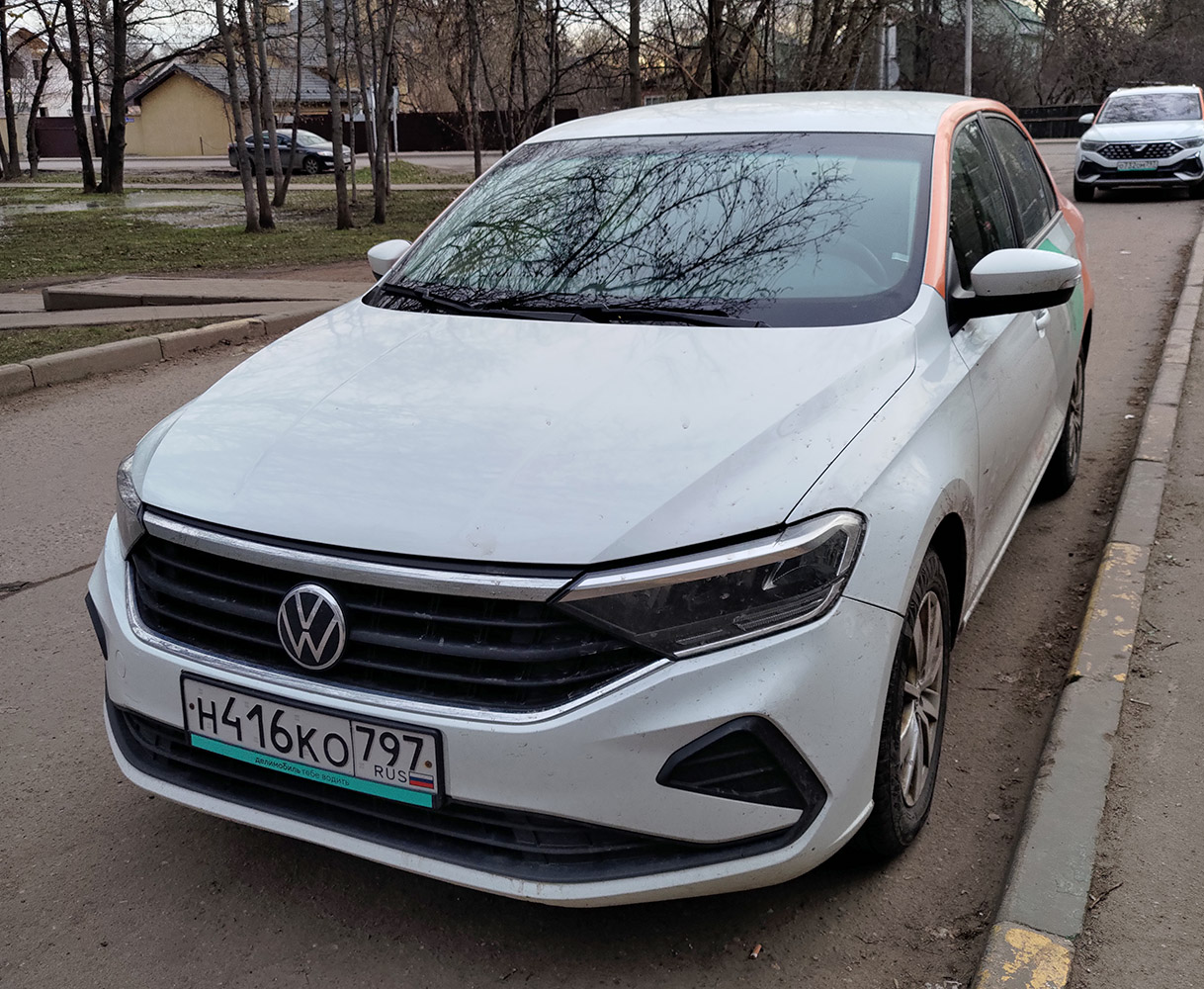 Москва, Volkswagen Polo № Н 416 КО 797