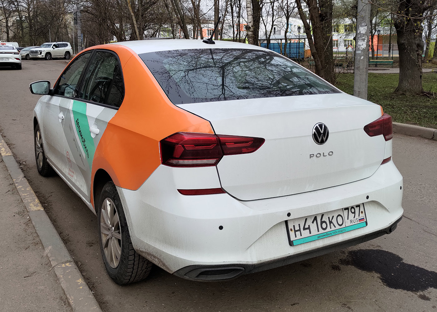 Москва, Volkswagen Polo № Н 416 КО 797